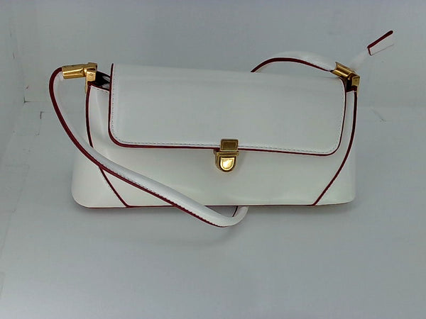 Bags Vintages Womens Buckle Closure Purse Color White Size No Size