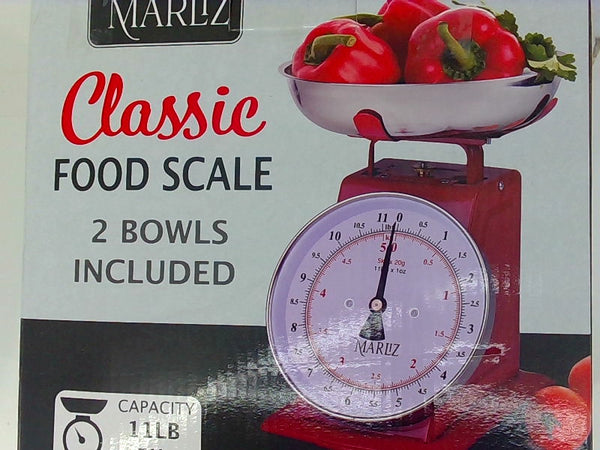 Marliz Classic Food Scale Color Red Size Capacity 11lb 5kg