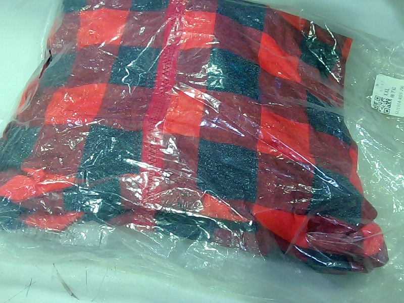 Red Checkerboard Pattern Pajama Set - XXL