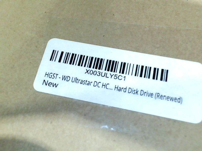 Renewed HGST Western Digital Ultrastar DC HC520 12TB SATA Hard Drive