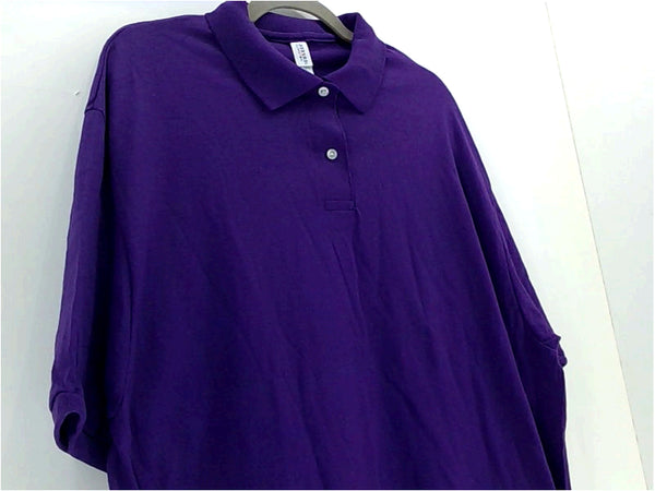 Jerzees Womens Polo Regular Short Sleeve Polo Color Purple Size XLarge Tops