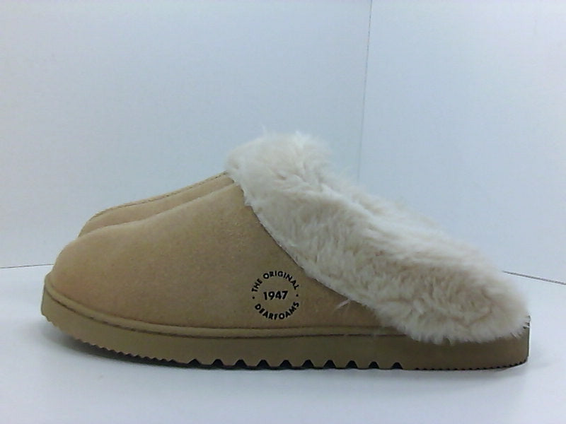 Dearfoams Women's Suede Shearling Clogs Size 9