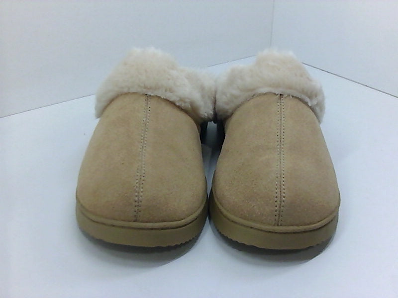 Dearfoams Women's Suede Shearling Clogs Size 9