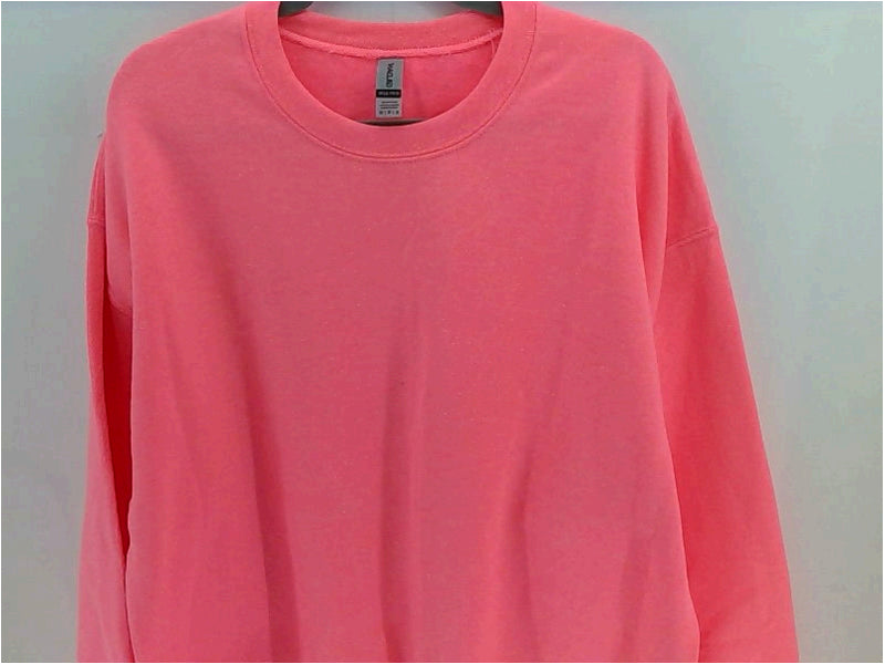 Gildan Mens Hoodie Long Sleeve Pullover Color Light Pink Size X-Large