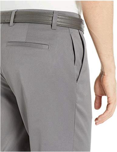 Men's Straight-Fit Stretch Golf Pants Gray 36W x 34L