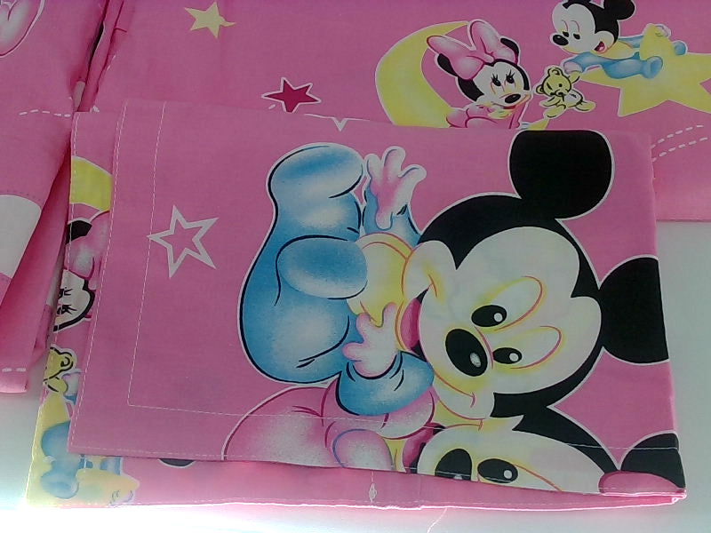 Disney Mickey & Minnie Baby Bedding Set 3 Piece