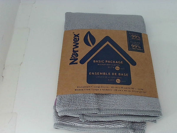 Norwex Basic Microfiber Package Glass Window Enviro Dusting Cloth Multicolor