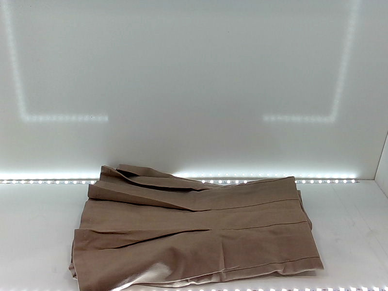 Women's Pleated High-Rise Tan Skirt - Size L