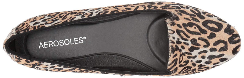 Aerosoles Women's Leopard Slip On Loafer Size 6