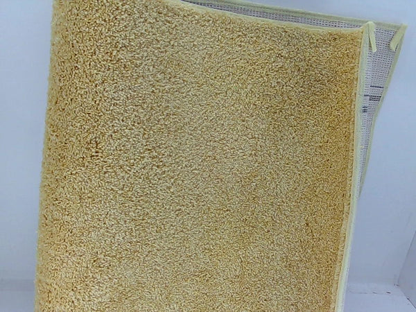 Soft Yellow Kitchen Rug - Non-Slip, Easy-Clean