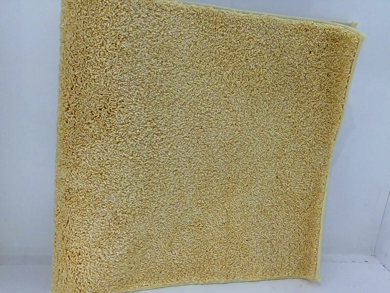 Soft Yellow Kitchen Rug - Non-Slip, Easy-Clean