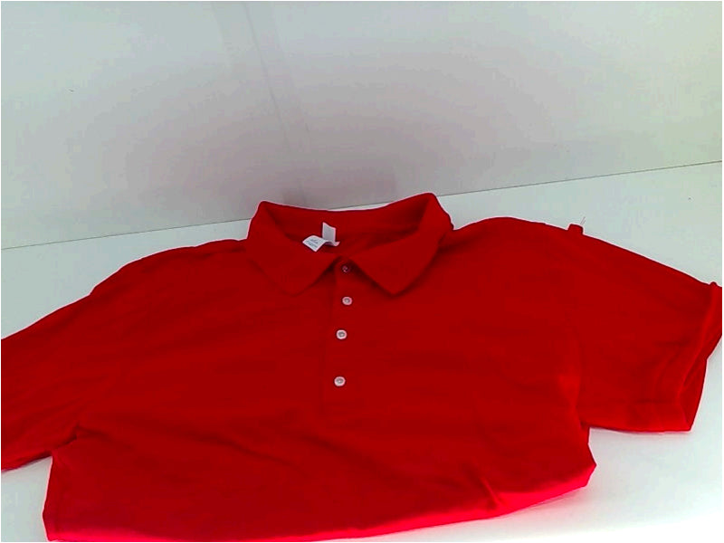 Jerzees Womens Polo Regular Short Sleeve Polo Color Red Size Large