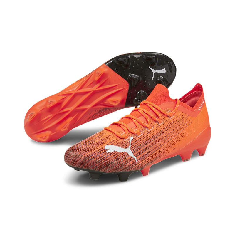 Puma Ultra 1.1 Men's Football Shoes - Shocking Orange, Size 11