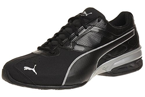 Puma Men's Competition Running Shoes - Black/Silver Size 10.5