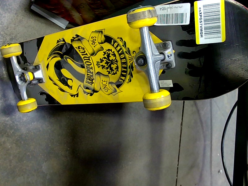 Professional Skateboard with Yellow Wheels