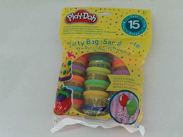 Play-Doh Party Bag Party Model With Stickers Single Color MultiColor Size 15 Cans