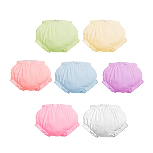 Toddler Girls 7-Pack Cotton Diaper Covers 3-4T