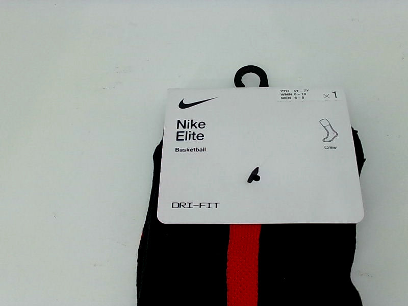 Nike Elite Basketball Crew Socks Medium - Black/Red