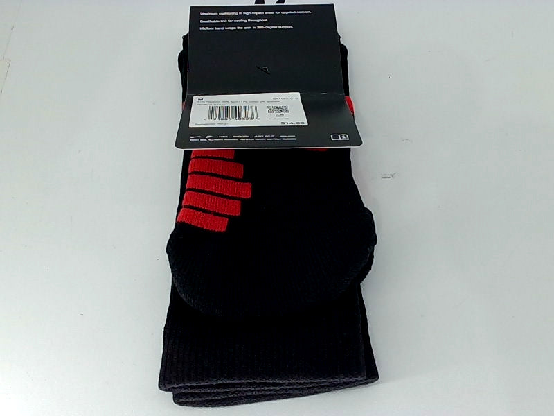 Nike Elite Basketball Crew Socks Medium - Black/Red