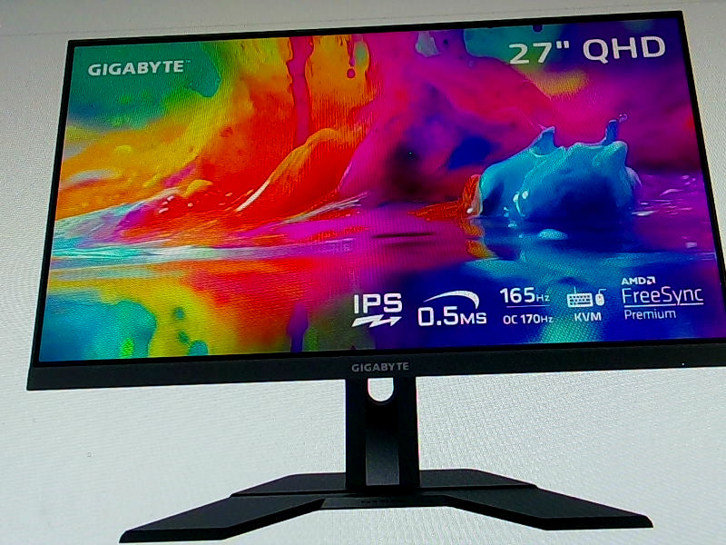 Gigabyte M27q 27 Inch Qhd Gaming Monitor With 165hz Refresh Rate