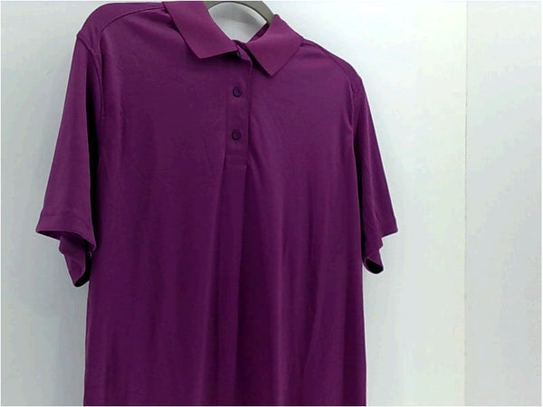 Gildan Womens Polo Regular Short Sleeve Polo Color Purple Size Medium