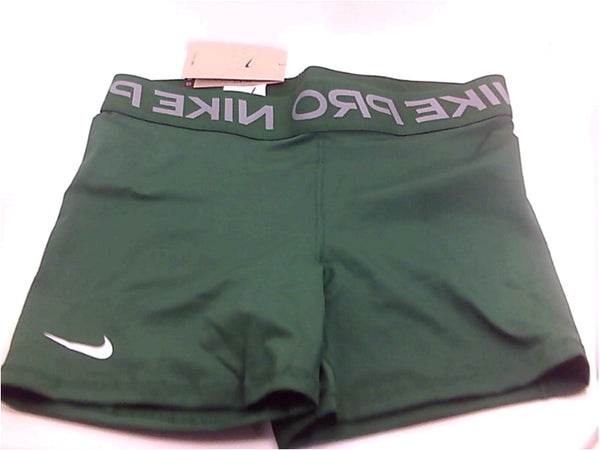 Nike Womens Pro 365 Short Stretch Strap Pull On Active Shorts Color Dark Green Size Large