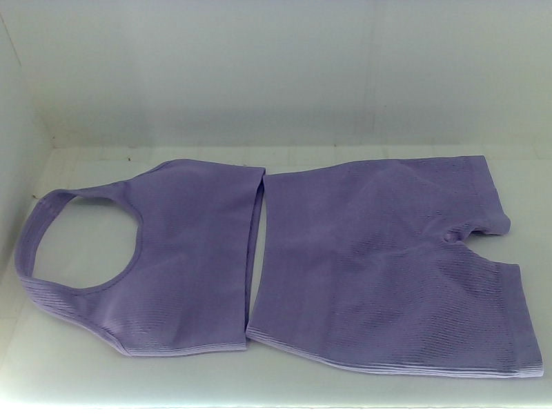 Suukses Women's Light Purple Workout Set Size Small