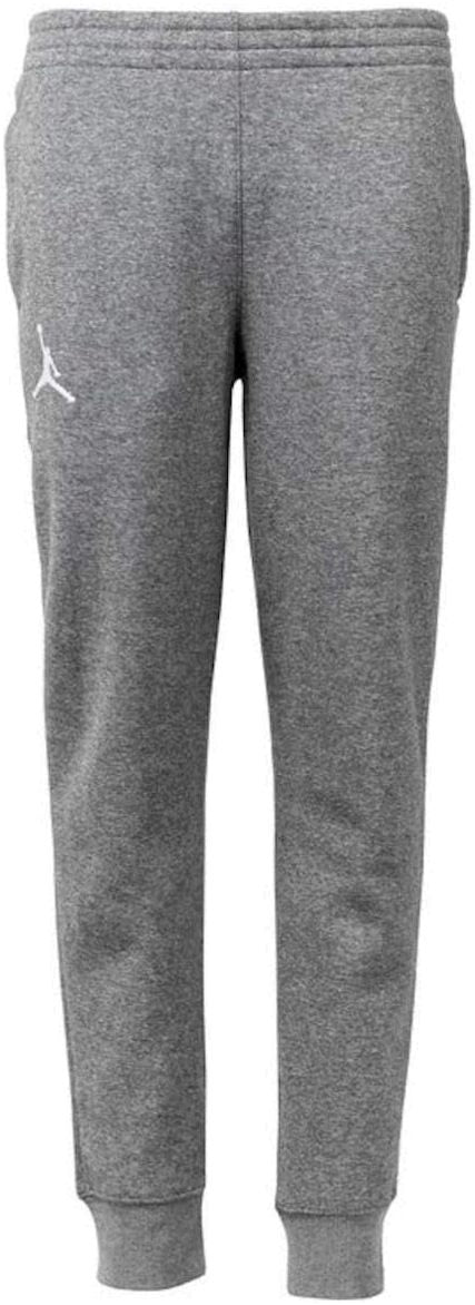 Nike Jumpman Boys Tapered Logo Fleece Joggers Color Grey Size Medium