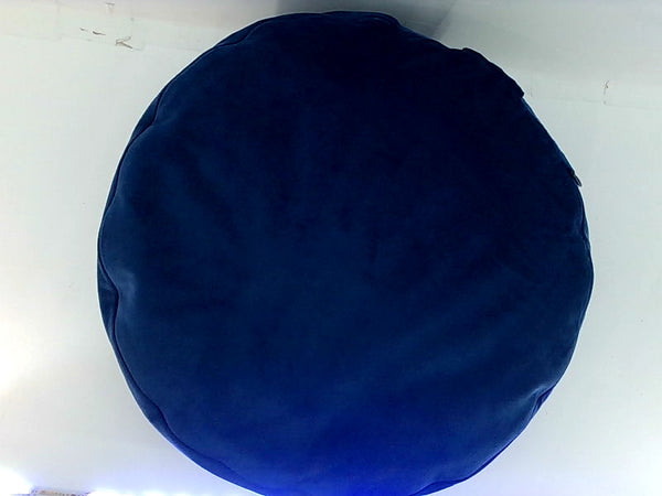 Ajna Buckwheat Meditation Cushion Round Color Sapphire Size No Size