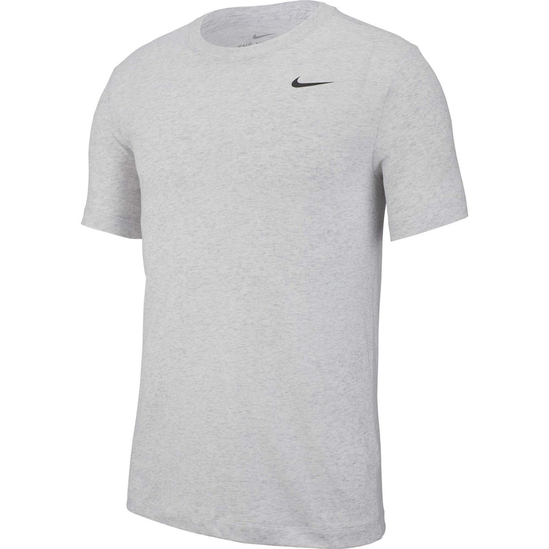 Nike Mens Dry Drifit Cotton Color Birch Heather Black Size Large Tall T-Shirt