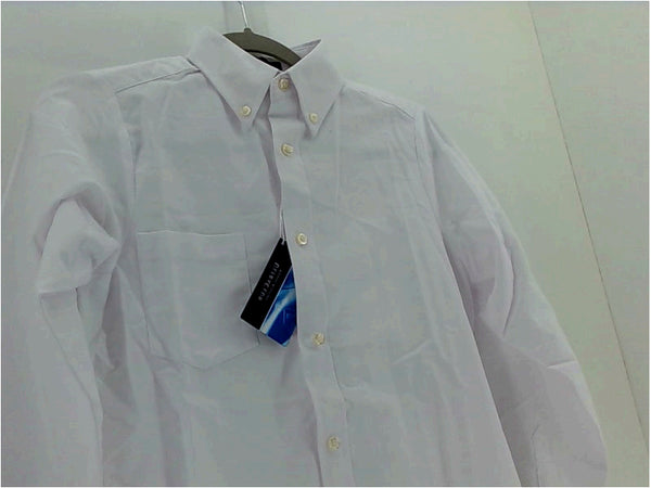 Ultra Club Mens DRESS SHIRT Regular Long Sleeve Dress Shirt Color White Size X-Small