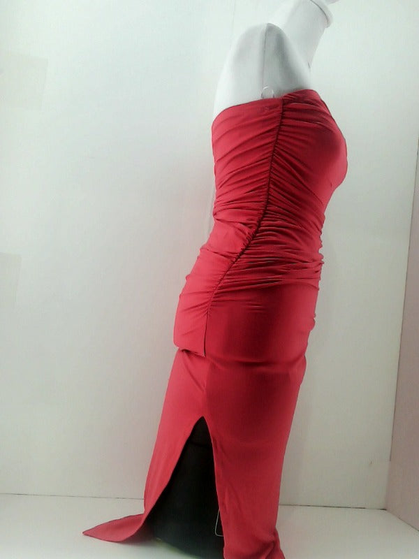 Capella Strapless Pink Bodycon Dress Small