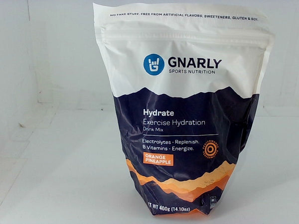 Gnarly Hydrate Exercise Hydration Drink Mix Orange Pineapple 14.10oz