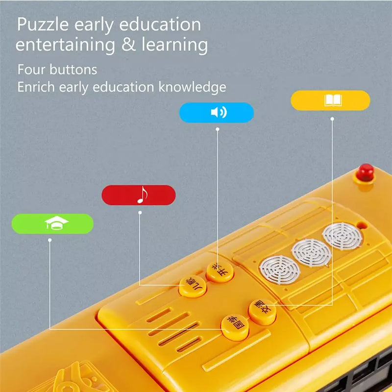 School Bus Toy With Music & Lighting System