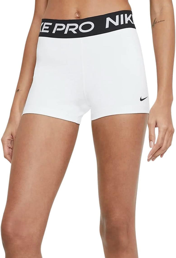 Nike Womens Pro 365 3" Shorts X-Small White Color White Size X-Small