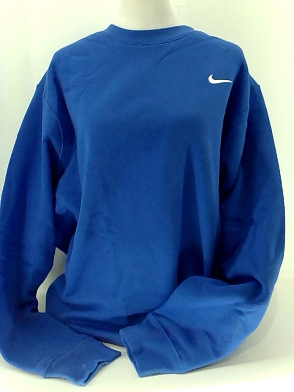 Nike Mens Flecee Hoodie Regular Pull On Fashion Hoodie Color Royal Blue Size Large