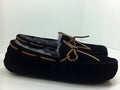 Fireside by Dearfoams Mens Closed Toe Color Black Size 11 Pair of Shoes
