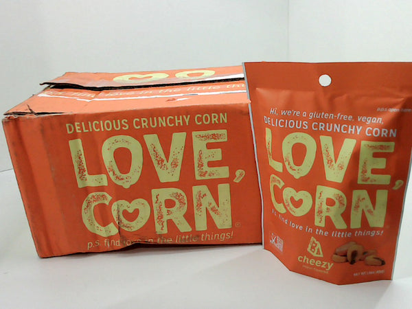 Cozy Farm Love Corn Cheesy Vegan Flavored Color Orange Size Pac Of 10