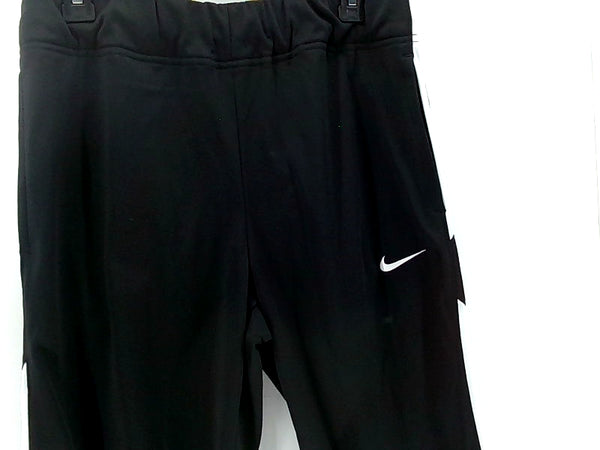 Nike Womens 598586 Skinny Pull on Active Pants Color Black White Size Medium