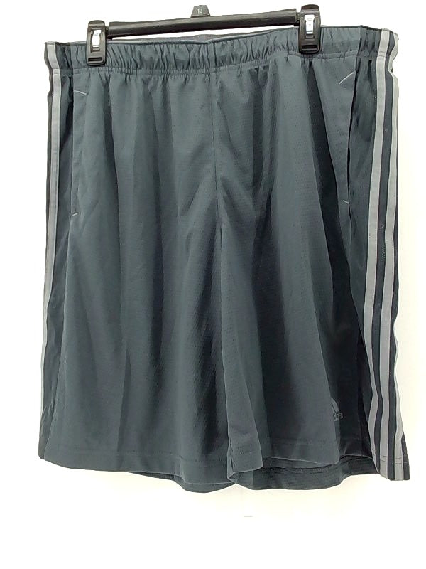 Adidas Mens Essential Active Shorts Color Darkonix & Tech Grey Size X-Large