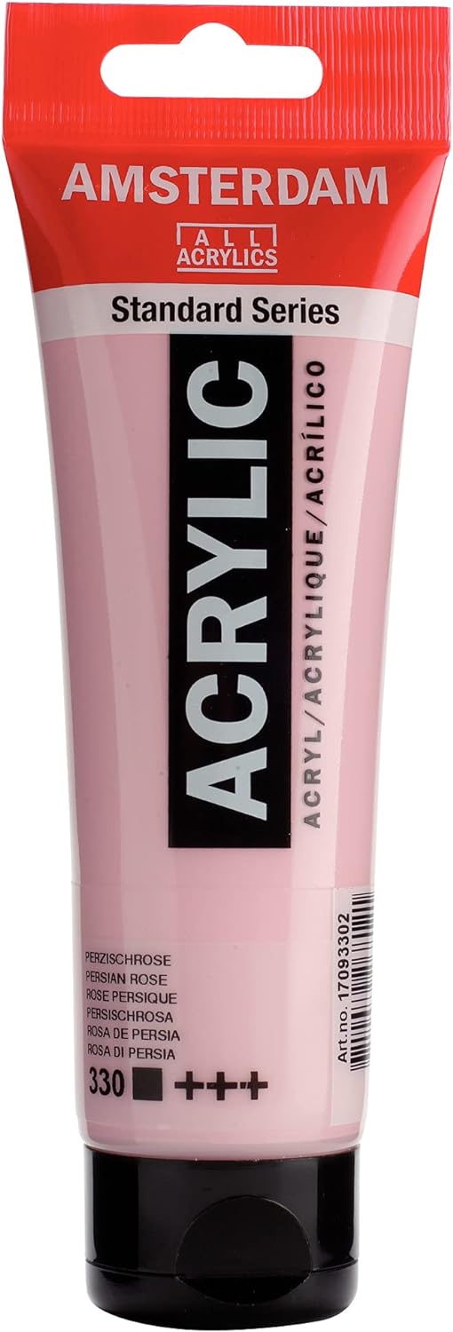 Amsterdam Acrylic Tube 120ml Persian Rose 330 Size 405 Fl Oz Pack of 1