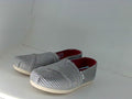 Toms Womens Loafer Flat Moccasins Color Silver Glimmer Size 7 Pair of Shoes
