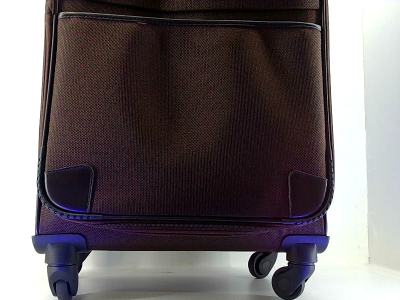 Coolife Expandable 24in Luggage with TSA Lock Brown