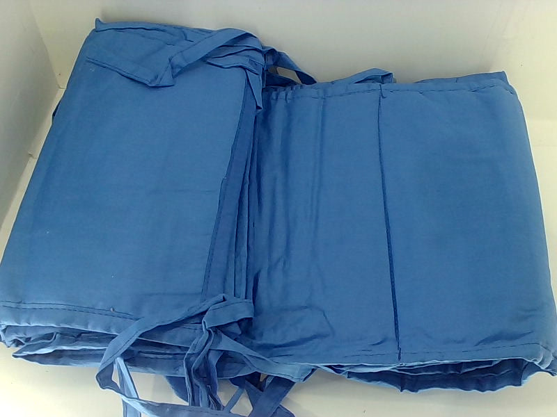 Royal Blue Crib Bumper Pads for Baby Safety