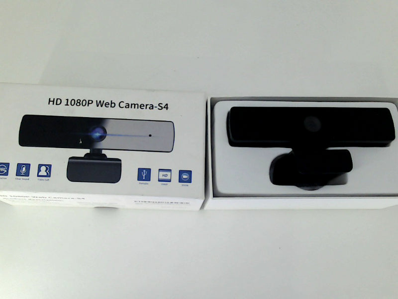 HD 1080p Black Web Camera for Home and Office