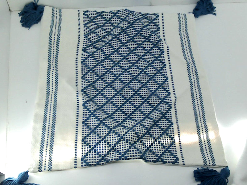 Boho Tassel Pillow Covers 16x16in - Royal Blue