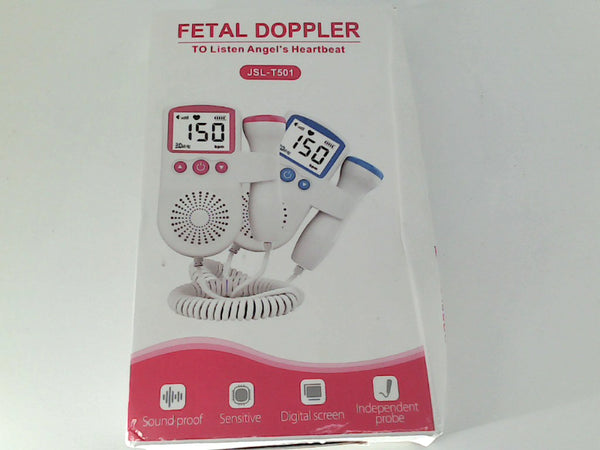 Fetal Doppler to Listen Angel's Heartbeat Color Hot Pink Size Jsl T501