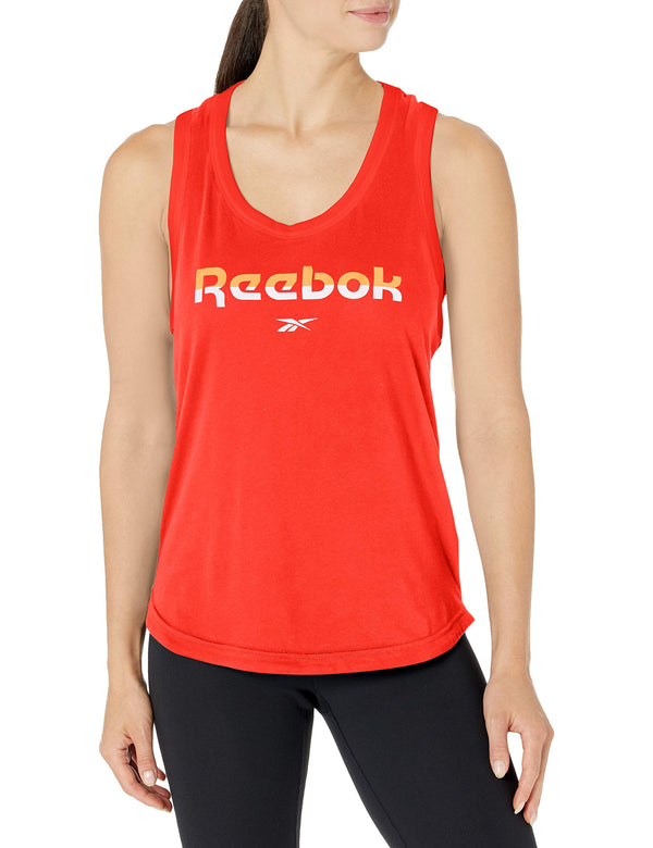 Reebok Workout Racerback Tank Top Instinct Red Small