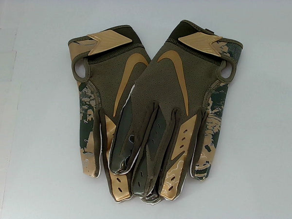 Nike Gloves Color Green & Gold Size Ym