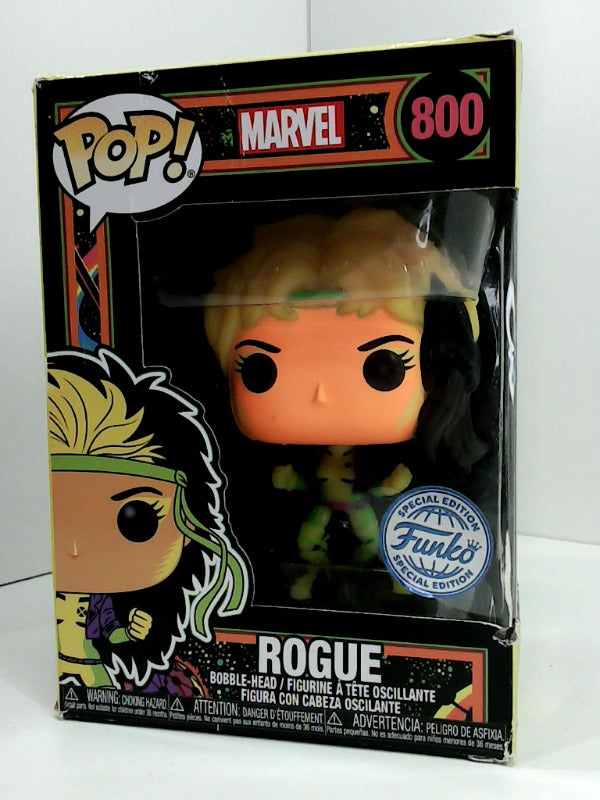 Funko Pop Marvel X-Men - Rogue Blacklight Color MultiColor Size 4.50 X 3 Inch